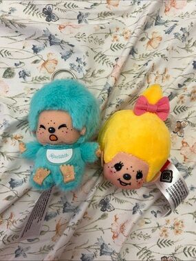 Monchhichi Plush Keychains Lot